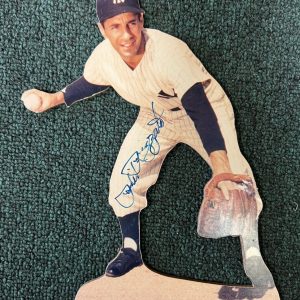 PHIL RIZZUTO NEW YORK YANKEES HOF LEGEND SIGNED AUTOGRAPHED DISPLAY W/COA **