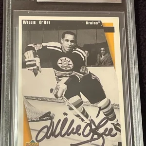 Willie O'Ree Signed 1998 Upper Deck Commemorative Card #22 Beckett Authentic