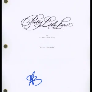 Ashley Benson "Pretty Little Liars" AUTOGRAPH Signed Pilot Episode Script ACOA