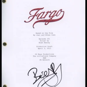 Billy Bob Thornton "Fargo" AUTOGRAPH Signed 'Lorne' Pilot Episode Script ACOA