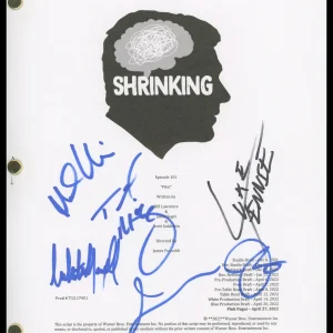 Shrinking AUTOGRAPH Signed Pilot Script -Jason Segel, Jessica Williams +4 B ACOA