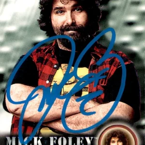Mick Foley Signed 2001 Fleer WWF Clash Card #68 WWE
