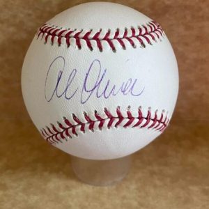 AL OLIVER PIRATES/EXPOS/DODGERS SIGNED AUTO M.L. BASEBALL BECKETT AUTH