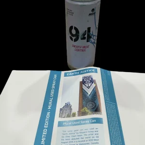 Shepard Fairey OBEY Artist Activist Signed Autograph Mural Used Spray Can