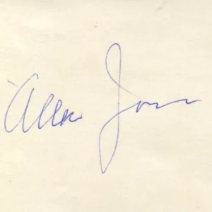 Allan Jones A Night at the Opera A Day at Races Show Boat Signed Autograph