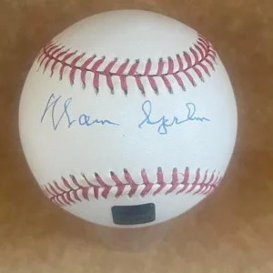 WARREN SPAHN BRAVES TOPPS RESERVE 2001 SIGNED AUTO M.L. BASEBALL