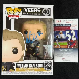 William Karlsson Signed Vegas Golden Knights Funko Pop Figure #40 JSA COA