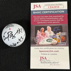 Eric Page Signed Golf Ball Toledo Rockets JSA COA