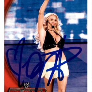 Jillian Hall Signed 2015 Topps WWE Card #38