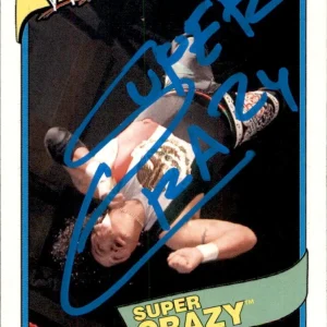Super Crazy Signed 2007 Topps Heritage Card #14