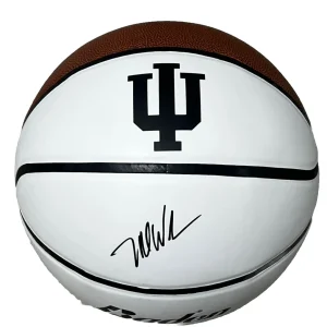 Mike Woodson signed (Indiana Hoosiers) Logo F/S basketball BECKETT BP89880