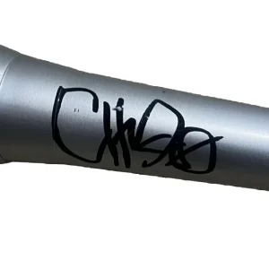 Chuck D signed (PUBLIC ENEMY) RRHOF microphone Music singer Beckett BP28000