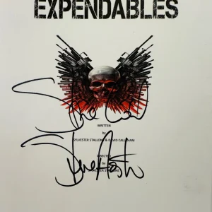 STONE COLD STEVE AUSTIN Signed Autograph The Expendables Script Cover ACOA