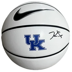 REED SHEPPARD signed (Kentucky Wildcats) F/S LOGO basketball PSA/DNA AO81260