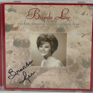 BRENDA LEE Signed Autograph CD Cover "Rockin Around The Christmas Tree" JSA COA