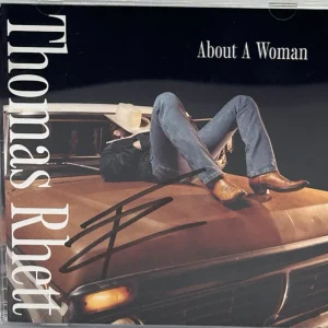 THOMAS RHETT Signed Autograph CD Cover "About A Woman" JSA COA