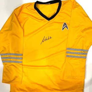 WILLIAM SHATNER Signed Autograph STAR TREK CUSTOM JERSEY JSA COA