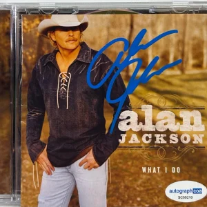 ALAN JACKSON Signed Autograph CD "What I Do" ACOA