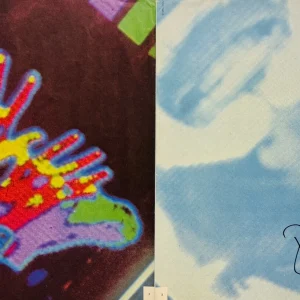 RON WOOD The Rolling Stones Signed Poster w/ "Emotional Rescue" LP JSA COA