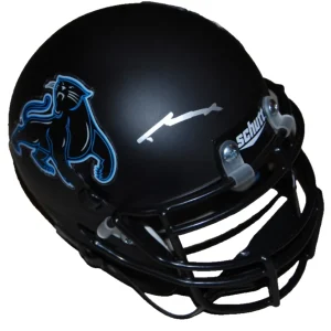 TETAIROA MCMILLAN signed (CAROLINA PANTHERS mini football helmet BECKETT BR63042