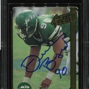 NY JETS DENNIS BYRD signed autographed 1991 ACTION PACKED CARD BECKETT BAS RARE
