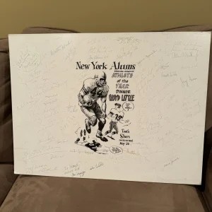 Amazing Floyd Little Artwork For Athlete of Year Syracuse Football 1 of a Kind