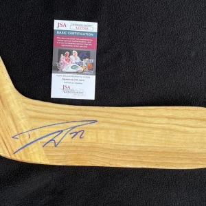 Dustin Wolf Signed Calgary Flames Goalie Stick JSA COA