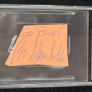 Bo Schembechler Signed Cut Autograph Michigan Wolverines #2 Beckett Certified