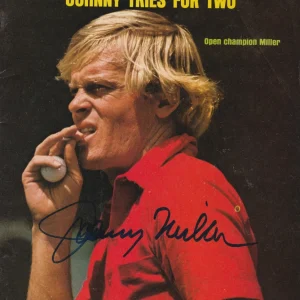 JOHNNY MILLER Signed 6/10/74 SPORTS ILLUSTRATED Beckett (BAS)