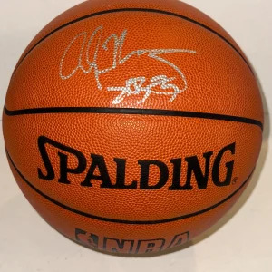 ALONZO MOURNING Signed Spalding GAME BASKETBALL (Stern) Beckett (BAS)