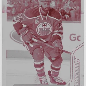 Jujhar Khaira 2016-17 Compendium Magenta Printing Plate 1/1 Hockey Card #690