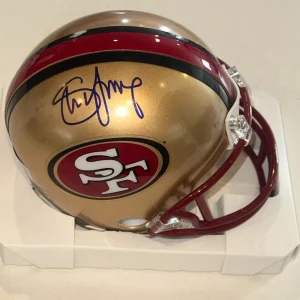 STEVE YOUNG Signed San Francisco 49ers Mini-helmet w/ Beckett Auth (BAS)