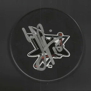 Wayne Primeau Signed San Jose Sharks Souvenir Puck