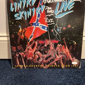 Artimus Pyle Gary Rossington Van Zant Lynyrd Skynyrd SIGNED Live Album JSA