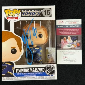 Vladimir Tarasenko Signed St Louis Blues Funko Pop Figure #15 JSA COA