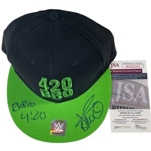 Matt Riddle Signed & Inscribed WWE Raw 420 Bro Snapback Hat JSA COA Smackdown
