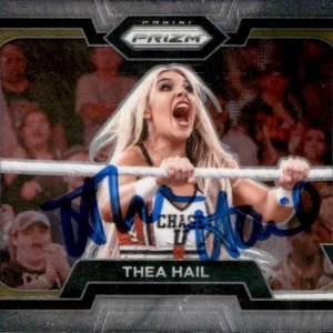 Thea Hail Signed 2024 Panini Prizm WWE NXT Card #89 Chase U