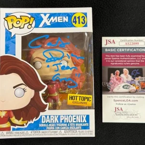 Catherine Disher Signed X-Men Dark Phoenix Hot Topic Funko Pop Figure JSA COA