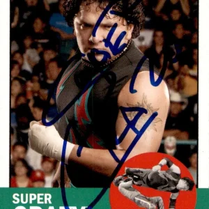 Super Crazy Signed 2006 Topps Heritage Card #43