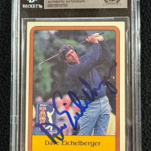 Dave Eichelberger Signed 1981 Donruss PGA Card #31 BAS Beckett Certified