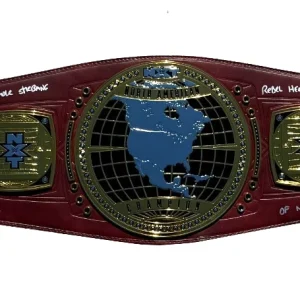 Johnny Gargano Signed & Inscribed WWE NXT North American Champion Belt JSA COA