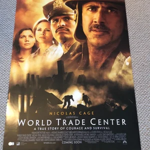 MICHAEL PENA Signed WORLD TRADE CENTER POSTER with Beckett (BAS) COA