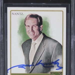 Jim Nantz Authentic Signed 2011 Topps Allen & Ginter #187 Card BAS Slabbed