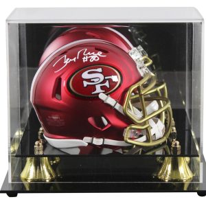 49ers Jerry Rice Authentic Signed Blaze Speed Mini Helmet W/ Case Fanatics