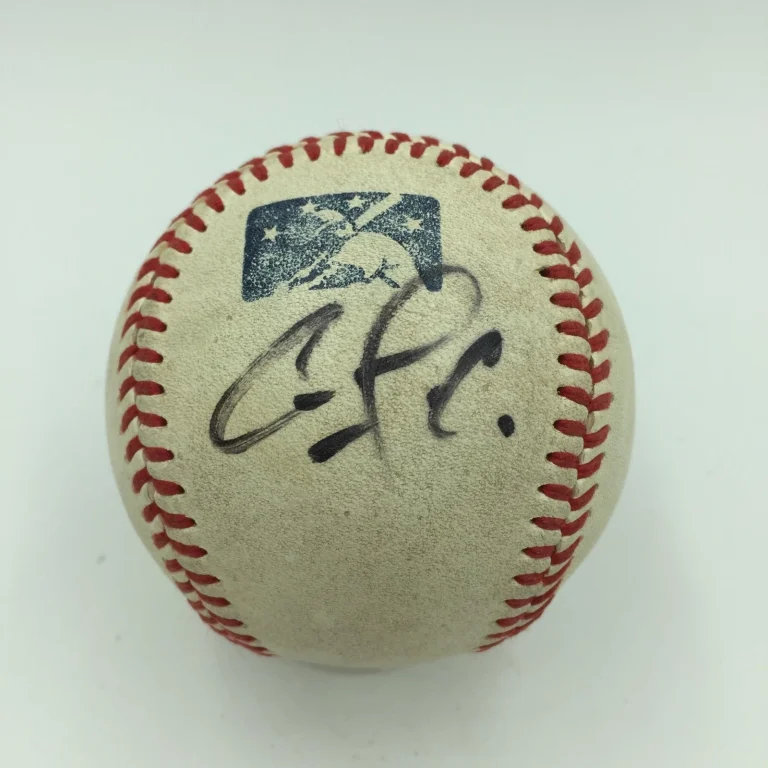 RARE CARLOS CORREA PRE ROOKIE SIGNED GAME USED MINOR LEAGUE BASEBALL JSA COA COLLECTIBLE MEMORABILIA