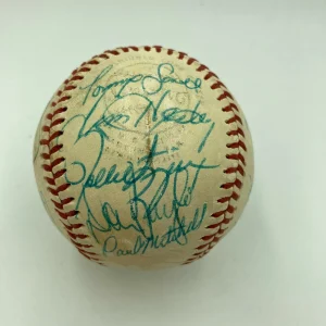 1976 Oakland A's Athletics Team Signed American League Baseball JSA COA