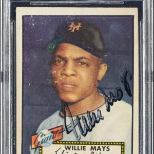 1952 Topps Willie Mays #261 Signed Autographed RC Rookie Beckett BGS