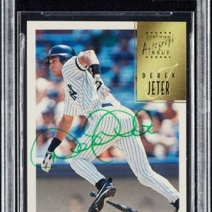 1997 Bowman Derek Jeter Autographs Green Ink BGS 8.5 AUTO 10