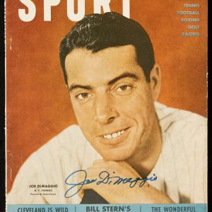 Joe DiMaggio Signed Vintage 1949 Sport Magazine With JSA COA