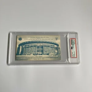 J.C. Martin Signed 1969 New York Mets Shea Stadium Postcard PSA DNA RARE